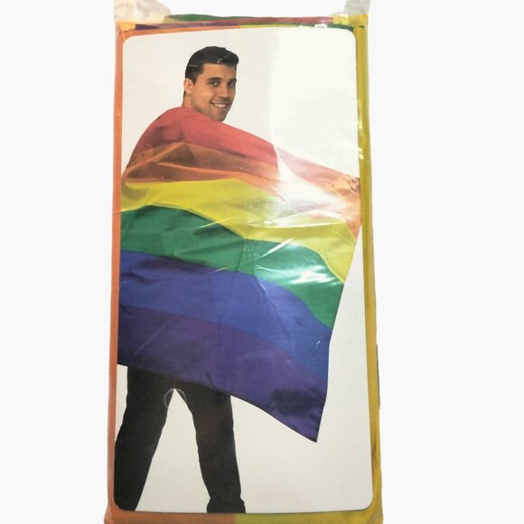Celebrate Rainbow Cape Gay Pride Rainbow LGBTQ - Picture 1 of 5